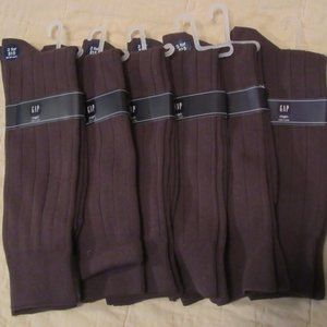 12 Pairs of GAP Mens over calf socks size 6-12